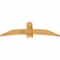 Ekena Millwork Bellingham Rough Sawn Timber Gable Bracket, Western Red Cedar, 60"W x 20"H x 2"D x 6"F, 8/12 Pitch GBW060X20X0206BEL00RWR - alternate 2